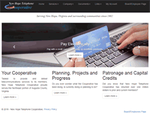 Tablet Screenshot of newhopetel.net